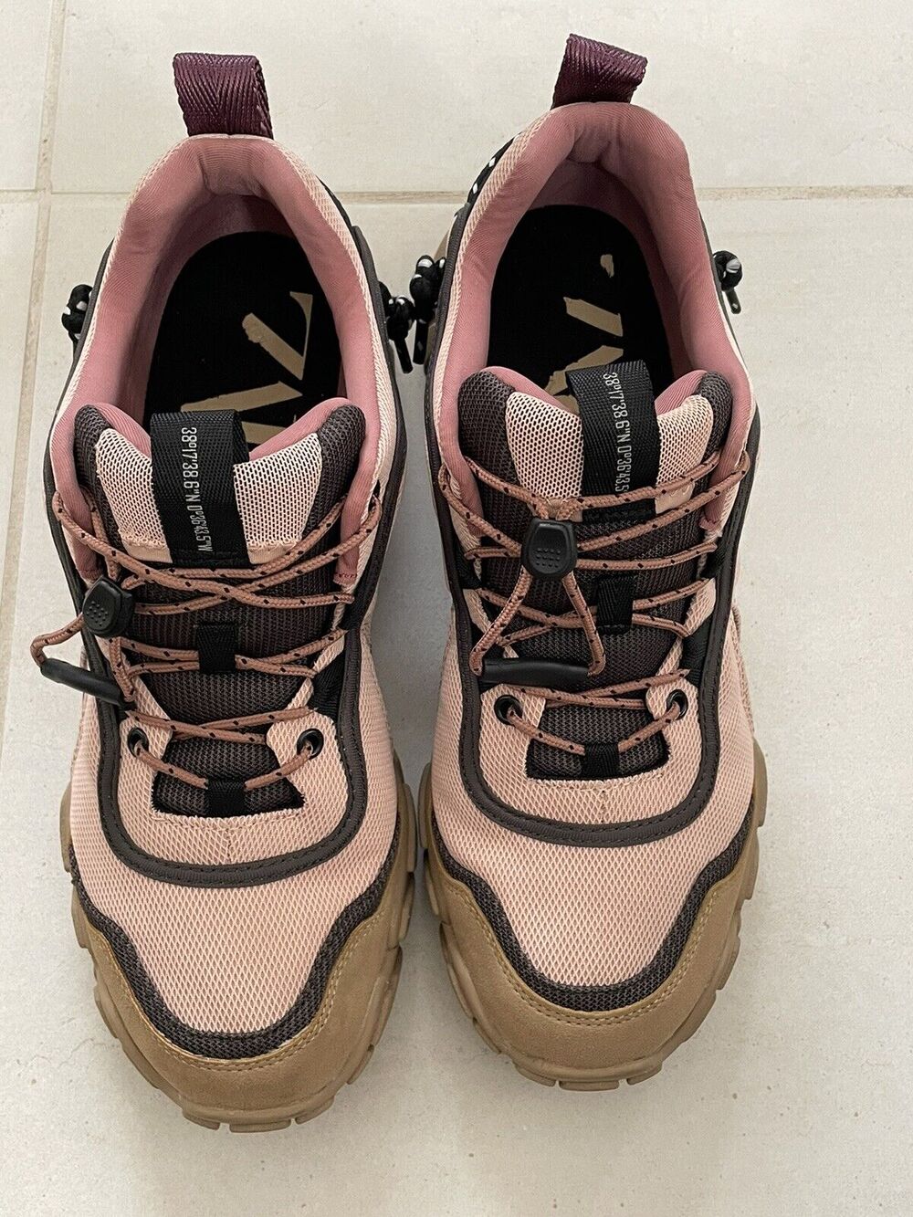 Zara Trainers Sneakers Outdoor Hiking Trail Shoes Chunky